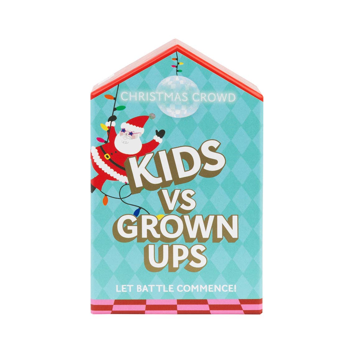 Santa Kids vs Grown Ups Family Game - 8 Pack Display | Christmas Game |