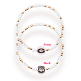 Georgia/Bulldogs Logo Bracelet