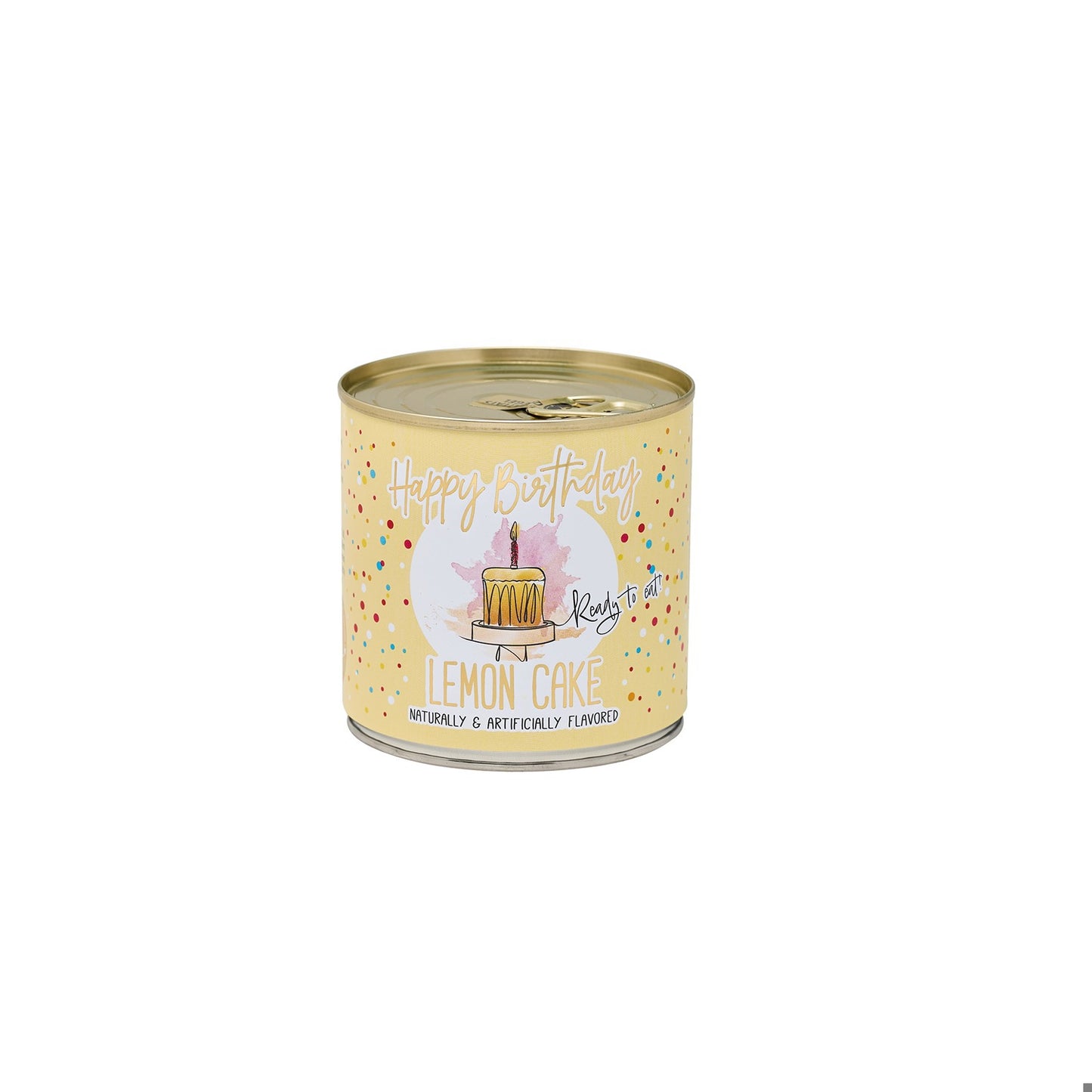 Cancake Happy Birthday Lemon Cake yellow