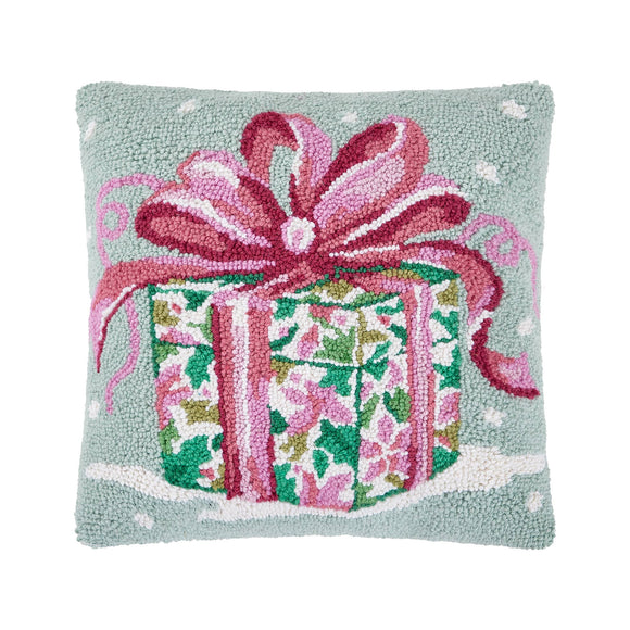Pink Present Hook Pillow