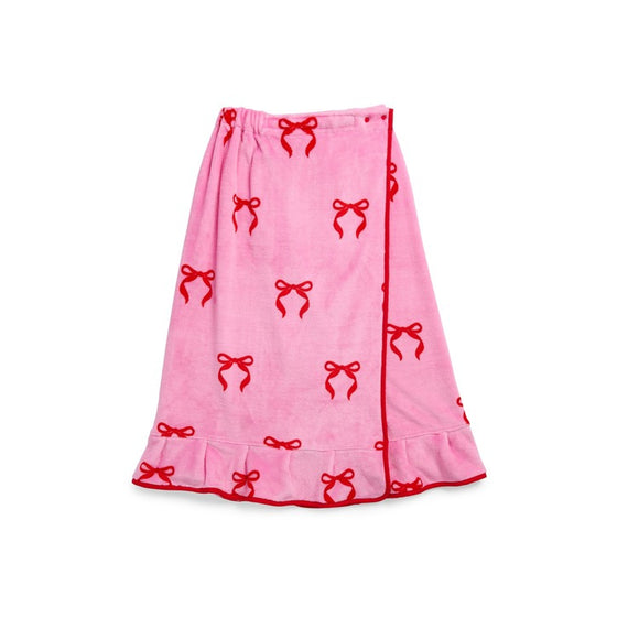 BOW SPA WRAP,PINK