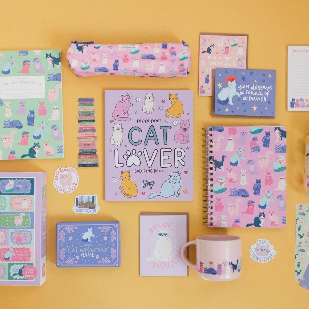 Cat Lover Coloring Book