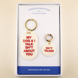 Sh*t Talker Keychain & Pet Tag Gift Set