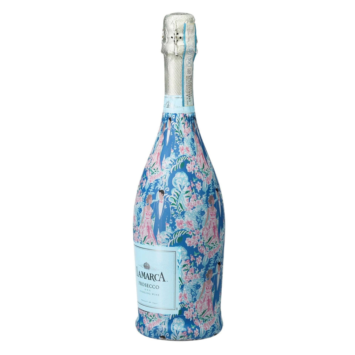 Preppy Bride & Groom Prosecco Bottle Wrap