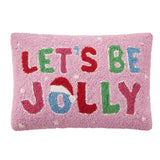 Let's Be Jolly Hook Pillow
