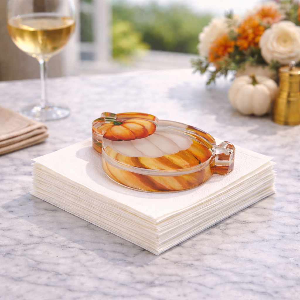 Acrylic Napkin Weight, Fall Season
