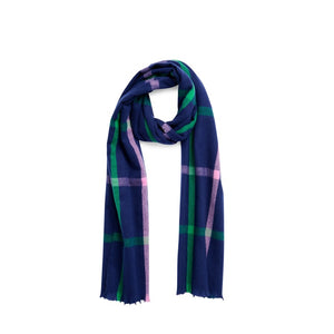 REESE SCARF,NAVY