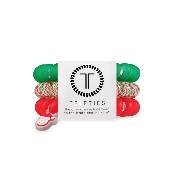 Spiral Hair Coils | Large | Santa Baby Hair Ties