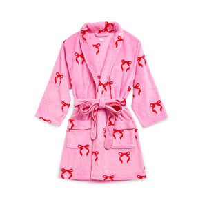 L/XL BOW ROBE,PINK