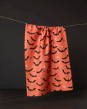 Midnight Friends Orange Tea Towel