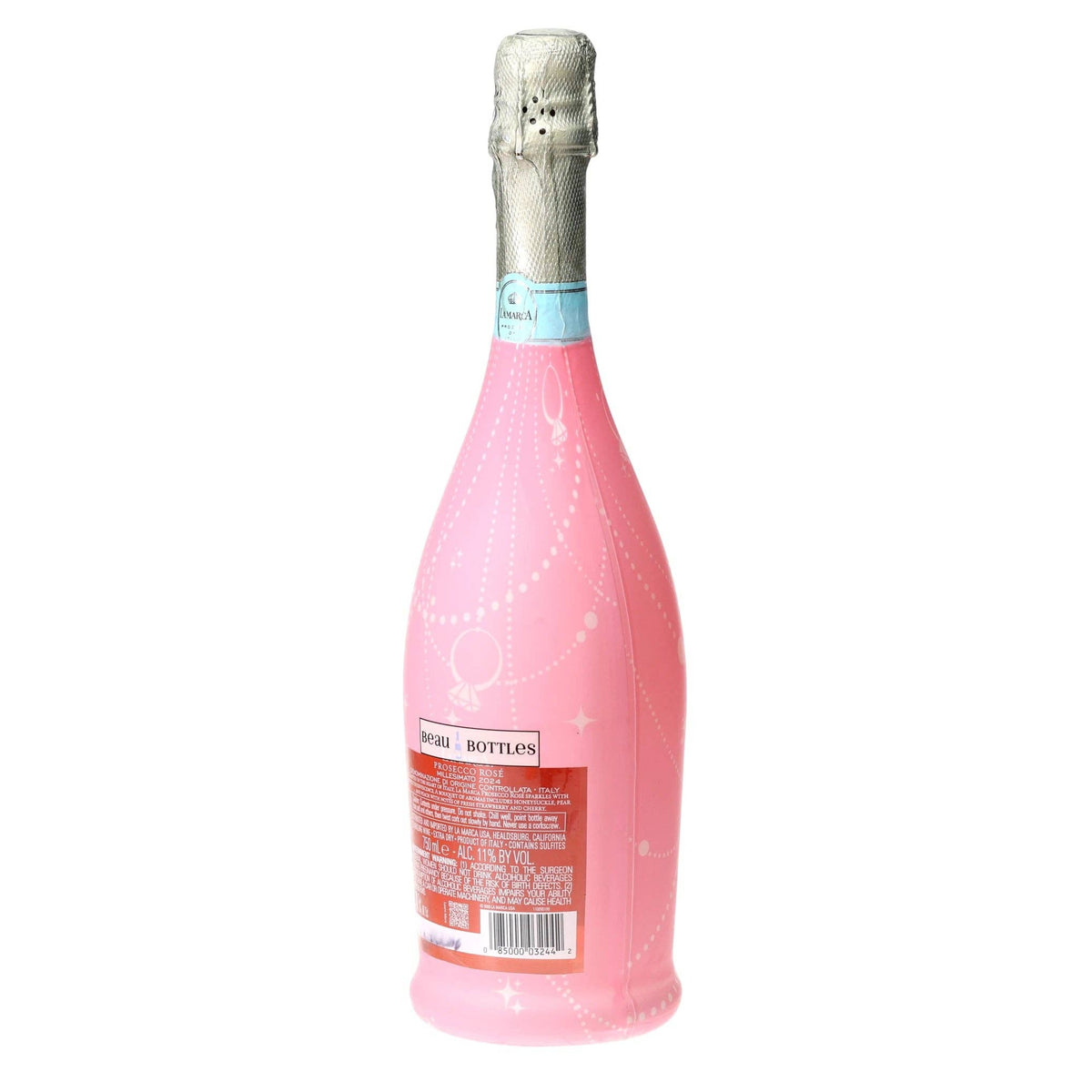 Pink Pearls & Prosecco Prosecco Bottle Wrap
