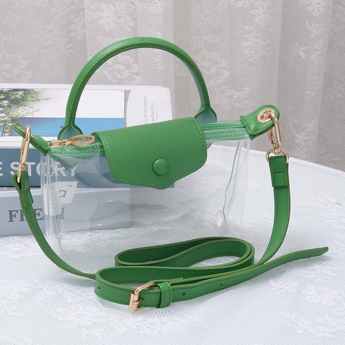 Clear Gameday Mini Crossbody Bag
