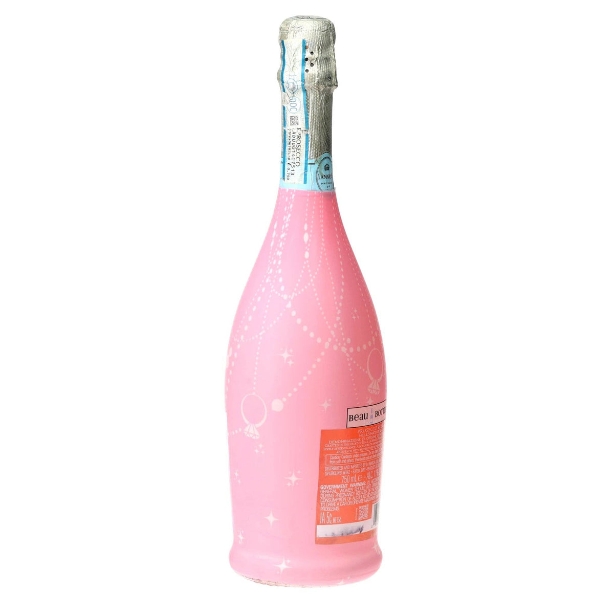 Pink Pearls & Prosecco Prosecco Bottle Wrap