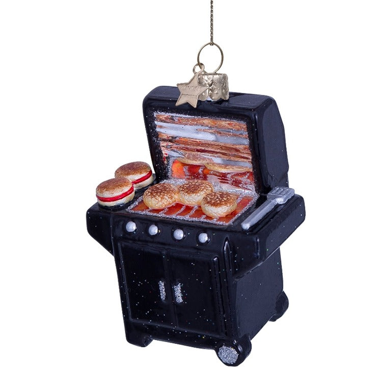Ornament glass black modern bbq