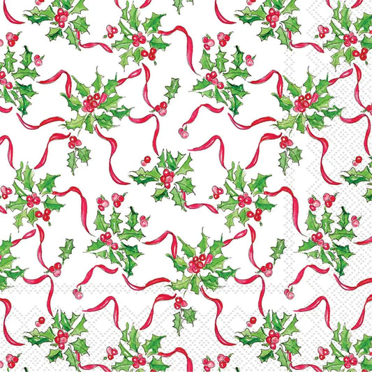 Paper Lunch Napkins 20 Ct Traditional Tidings Rosanne Beck