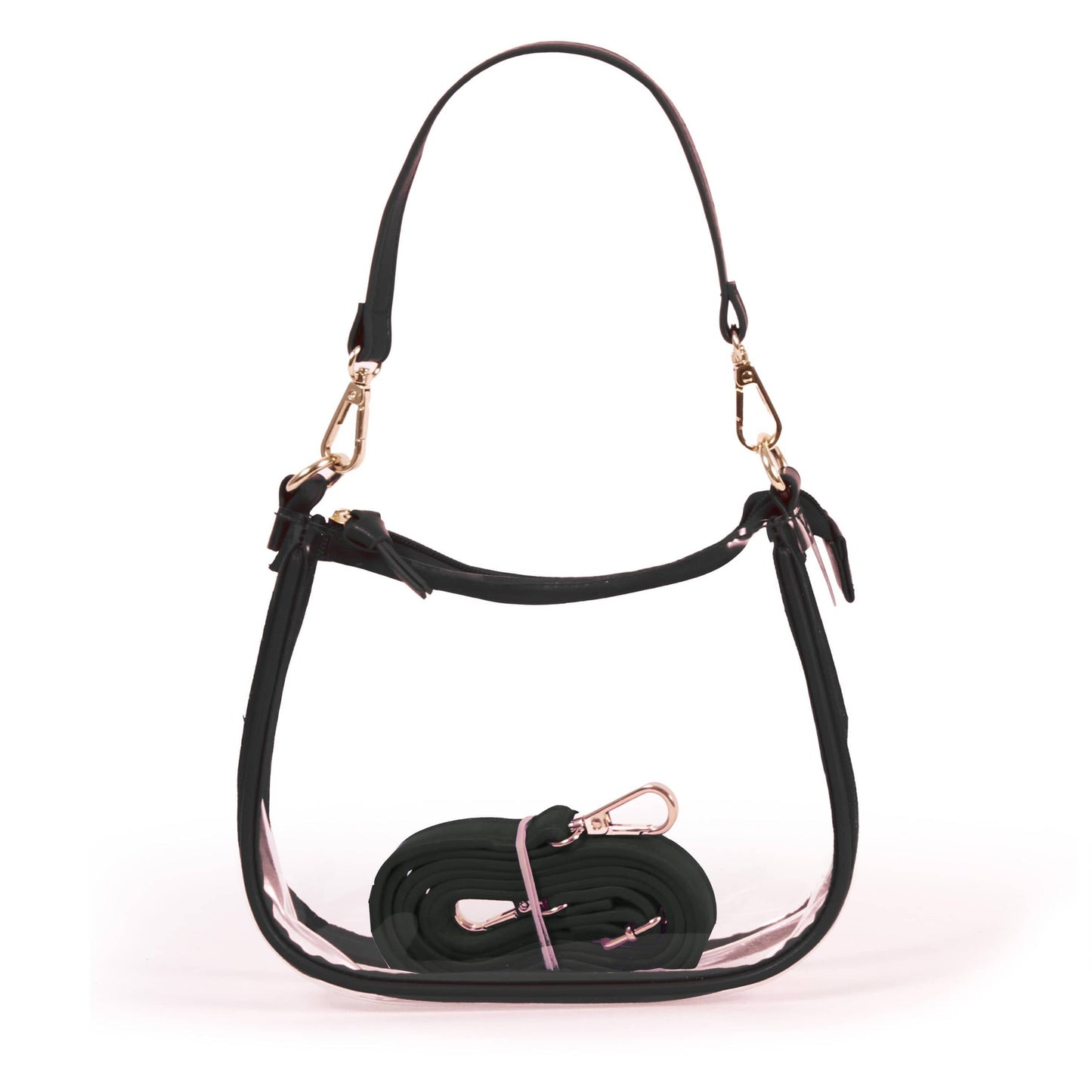 Sara Clear Purse - Black