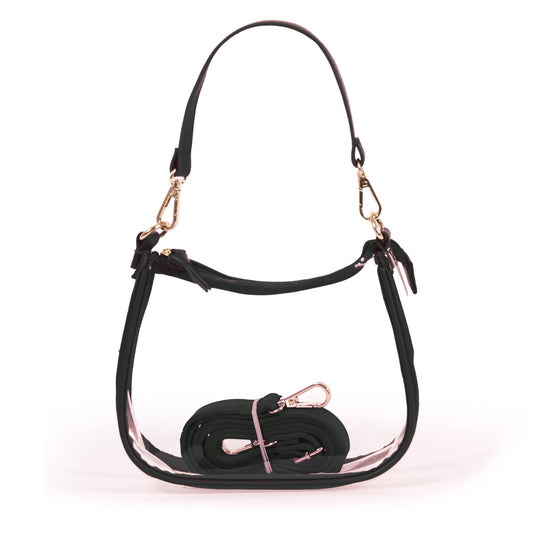 Sara Clear Purse - Black