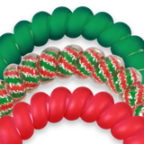 Spiral Hair Coils | Large | Naughty or Nice Hair Ties