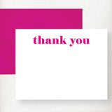 Bold Serif Thank You Note Card