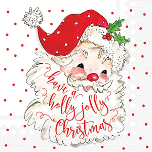 Cocktail Napkins Pk/20 Holly Jolly Christmas
