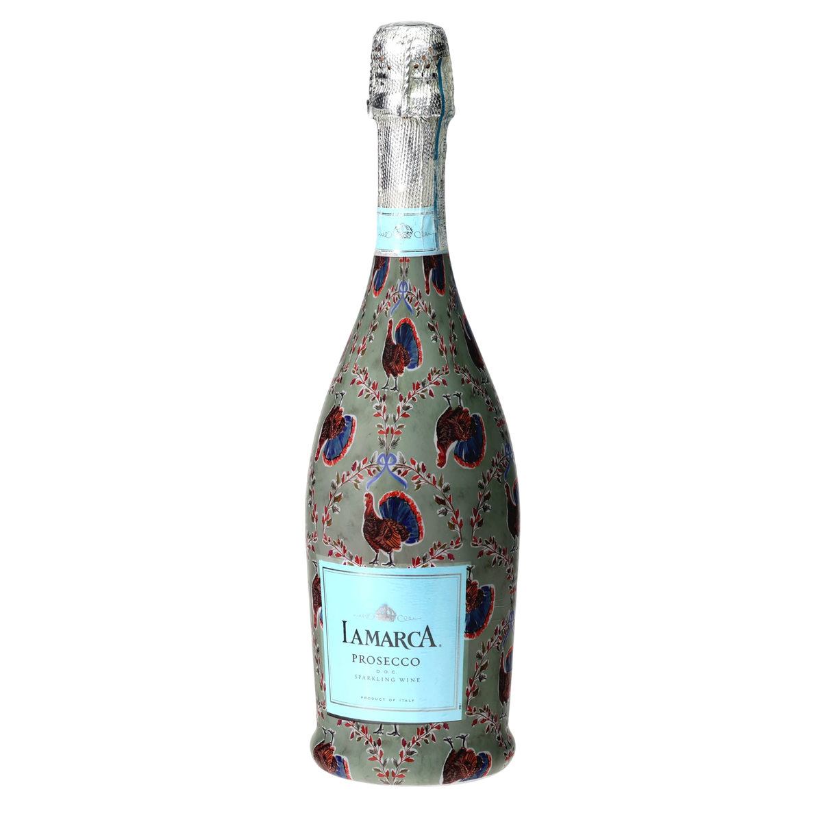 Autumn Turkey Trellis Prosecco Bottle Wrap
