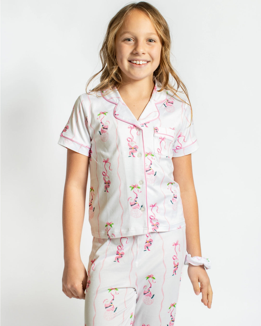 Girl's Wrapped in in Ribbons Pajama Set