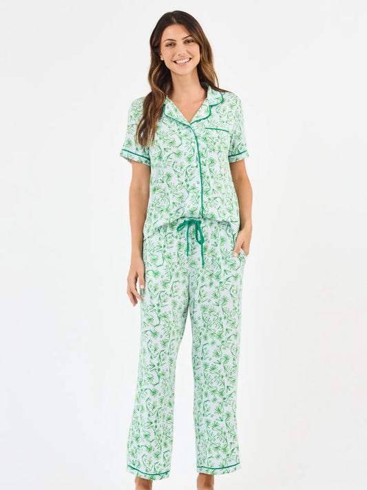 Women's Charlotte Pants Set | Laurel Blooms Light Blue