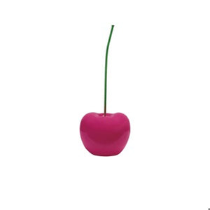 Hot Pink Resin Cherry