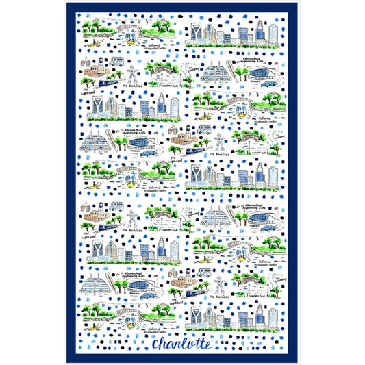 Charlotte Double Sided Tea Towel