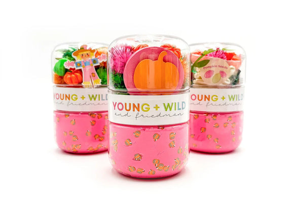 Pink pumpkin patch grab n go dough