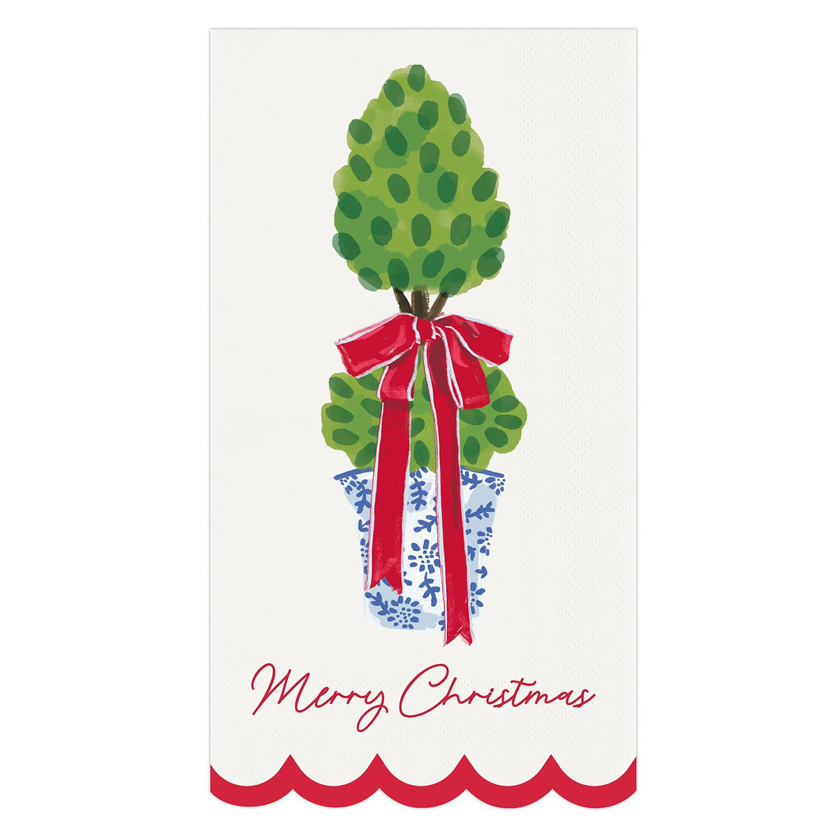 Guest Napkin-ChristmasTopiary