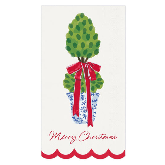 Guest Napkin-ChristmasTopiary