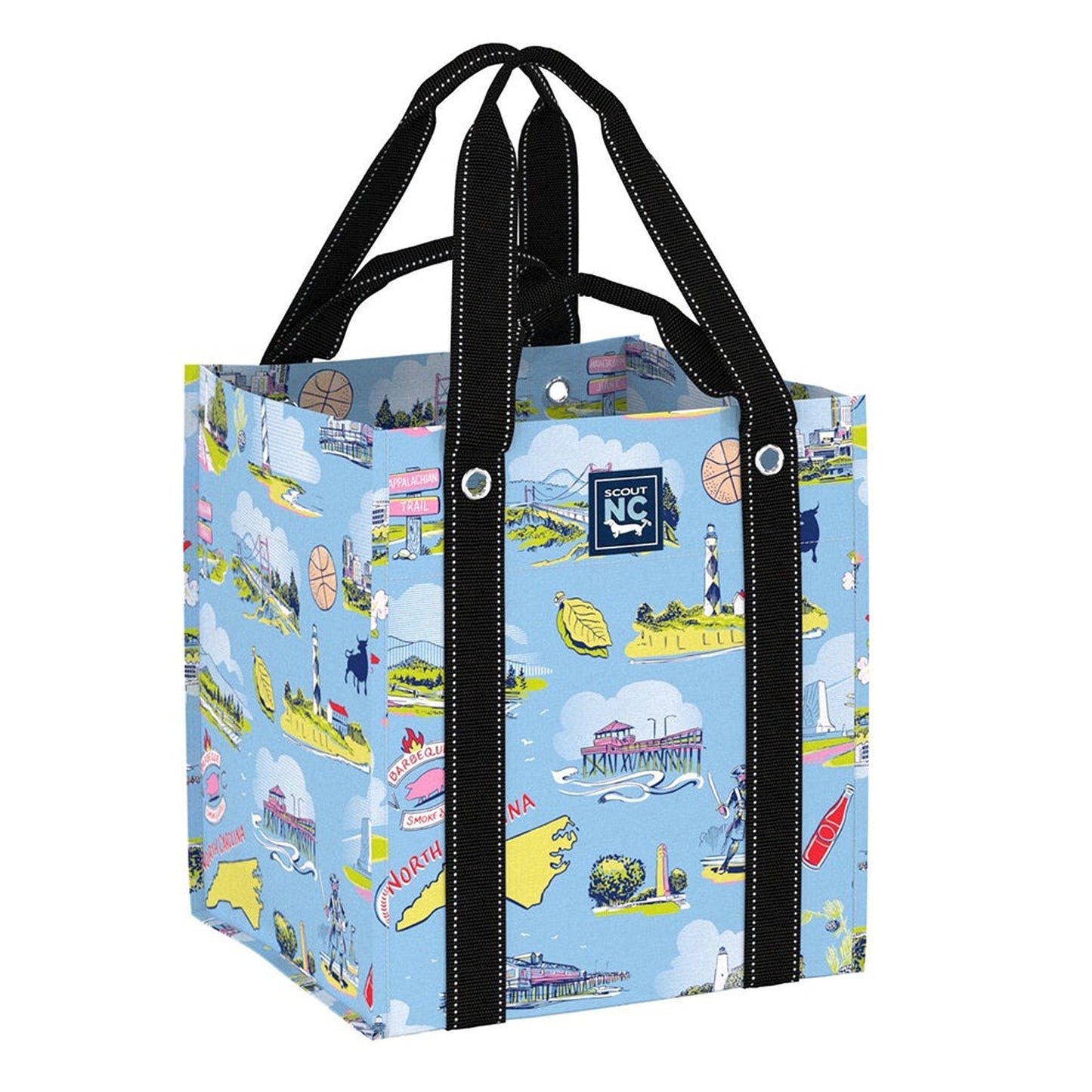 Bagette Market Tote North Carolina Toile