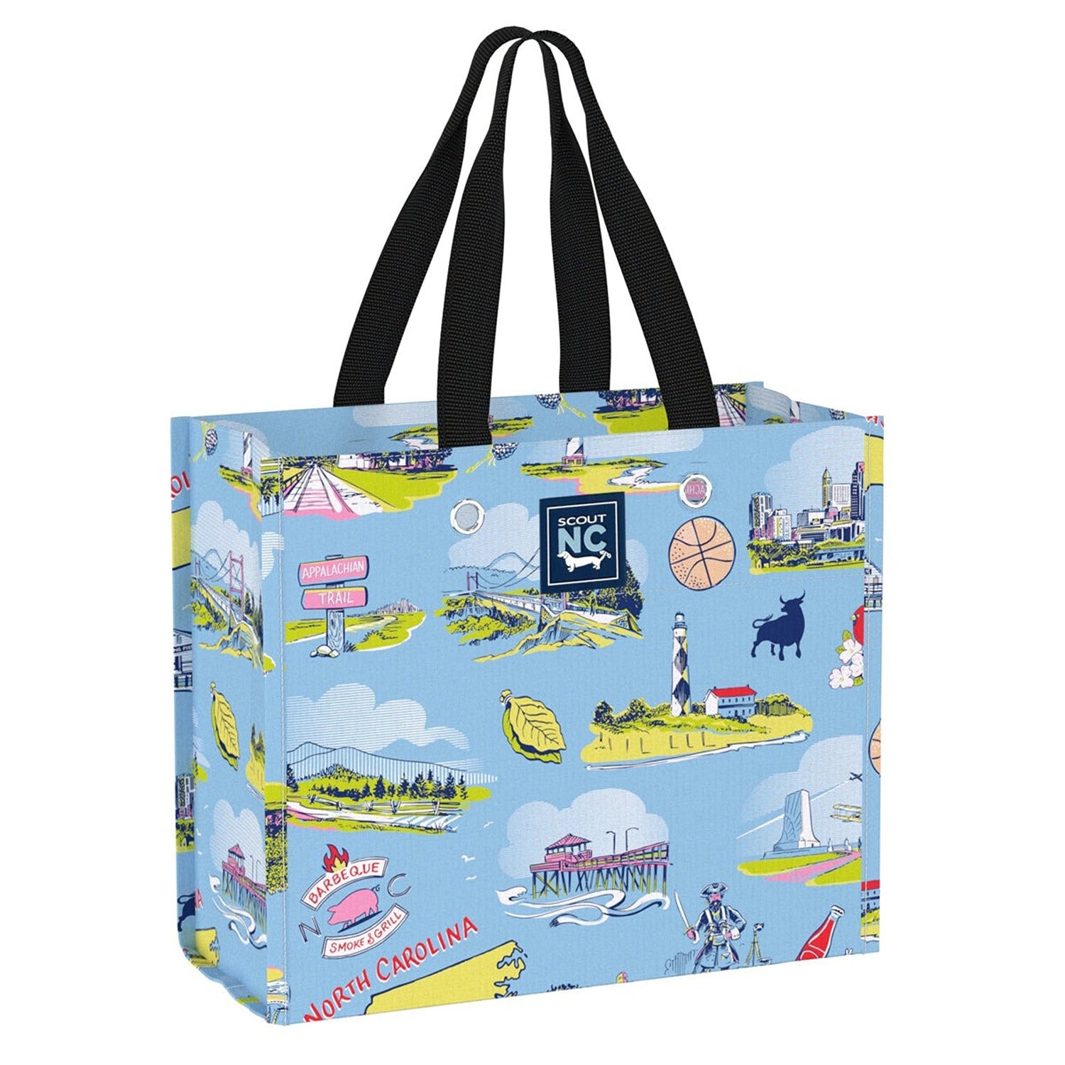 Gift Bag Large North Carolina Toile