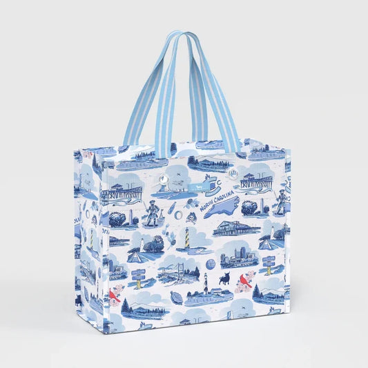 Gift Bag Large North Carolina Toile