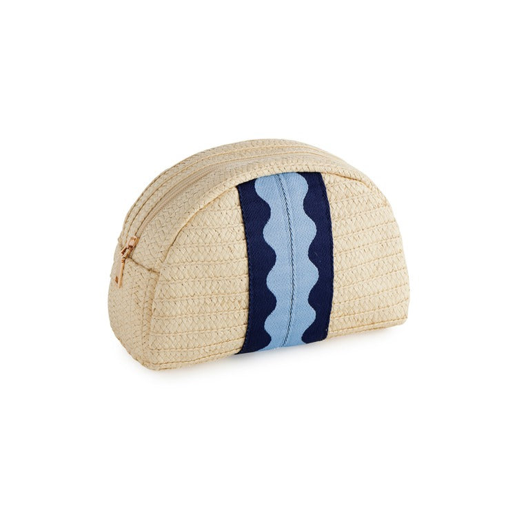 MARBELLA ZIP POUCH,BLUE