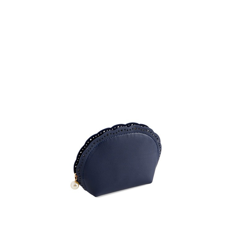 LOLA ZIP POUCH,NAVY