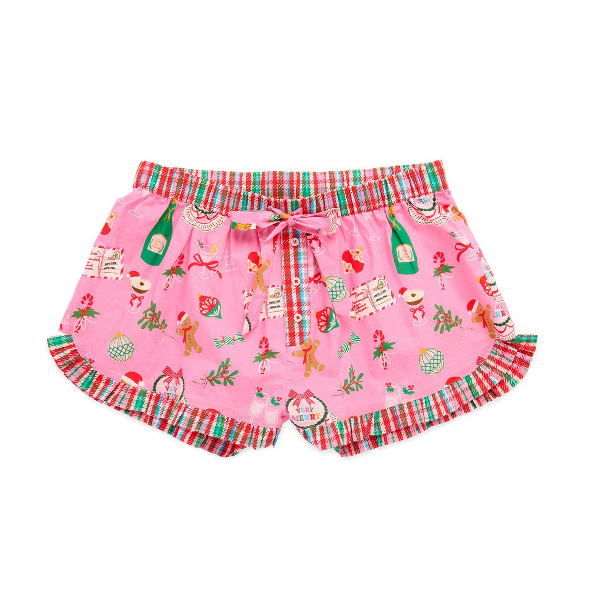 M MERRY ICONS BOXER SHORT,PINK