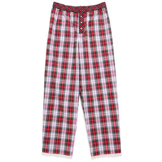 S  TARTAN BOXER PANT,RED