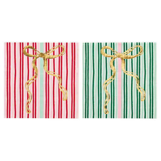 Cocktail Napkin Assorted Tis the Season 3 ply / 26