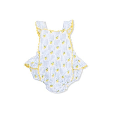 Lovely Lemons - Ric Rac Ruffle Sunsuit