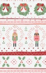 Sugar Plum Fairy Nutcracker Fair Isle - 2 Way Zipper Footie