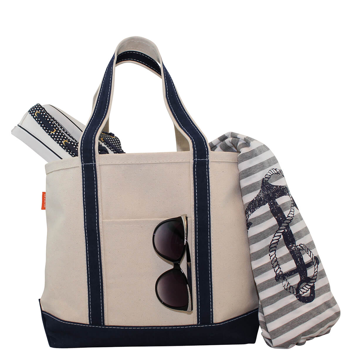 Medium boat bag - includes monogram