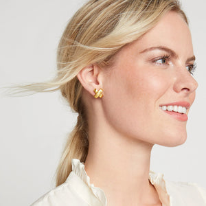 Catalina X stud Gold Earrings