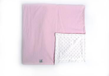 Fabric and minky blanket Poppies Gifts