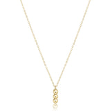 16" necklace Joy gold charm