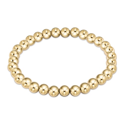 classic gold 5mm bead bracelet