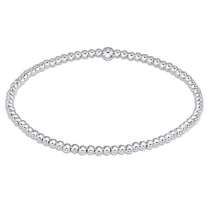 Classic Sterling 2.5mm Bead bracelet