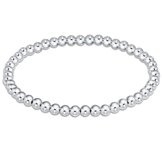 Classic Sterling 4mm Bead bracelet