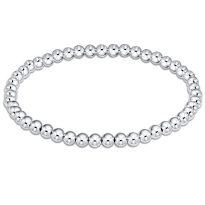Classic Sterling 4mm Bead bracelet